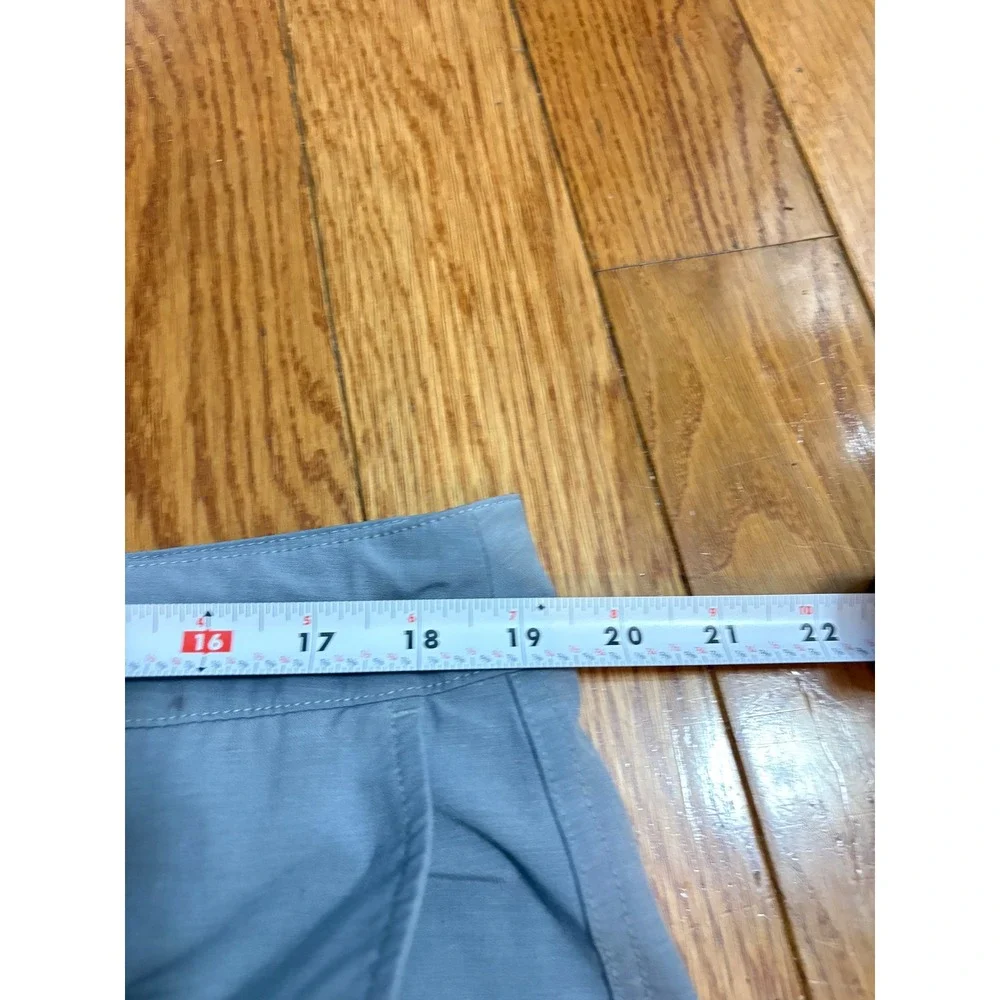 Faherty All Day Shorts Mens 38 Light Blue Grey Performance Quick Dry 7